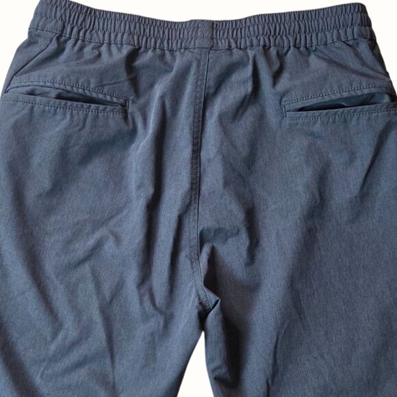 Kenneth Cole New York Mens Stretch Pull On Drawstring Active Shorts Size L Blue - Picture 4 of 7